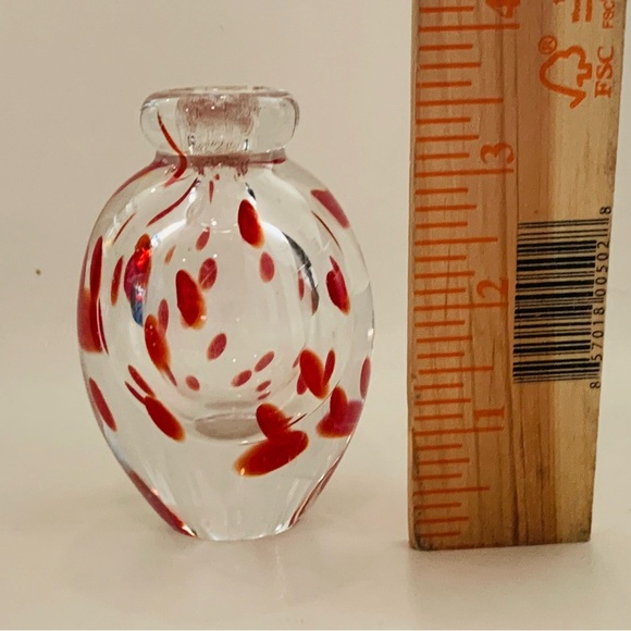Vintage Murano Glass Vase/paperweight  4 Inch High - Picture 8 of 9